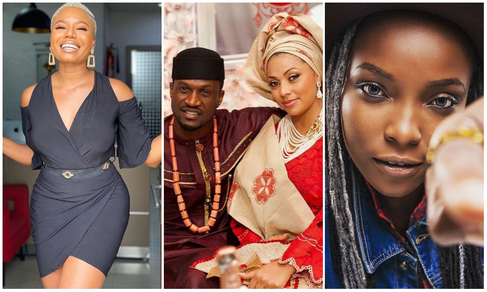 'Glad you and your family are alive' – Nancy Isime, DJ Switch others reacts to Peter Okoye's Covid-19 story (Photos)
