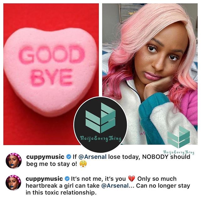 DJ Cuppy finally quits her toxic relationship after so much heartbreak 2 DJ Cuppy finally quits her toxic relationship after so much heartbreak