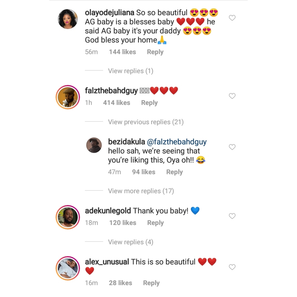 'This is beautiful' – Falz, Alex Unusual, Dija others reacts to Simi's post to Adekunle Gold on father's day (Photos) 5 WhatsApp Image 2020 06 21 at 9.06.20 PM