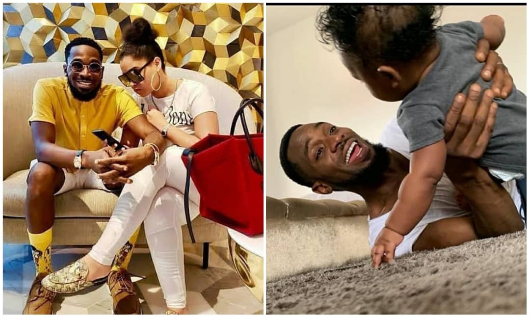 D'banj's wife Lineo celebrate him with sweet photos of him and their son