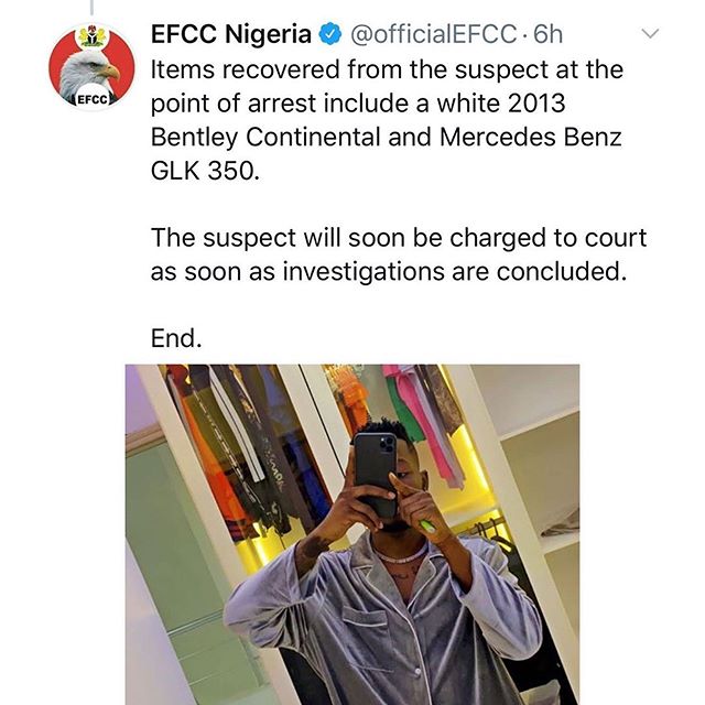 Barry Jhay's Record Label Boss, Kashy Godson arrested for doing Yahoo Yahoo 3 Kashy Godson arrested for doing Yahoo Yahoo