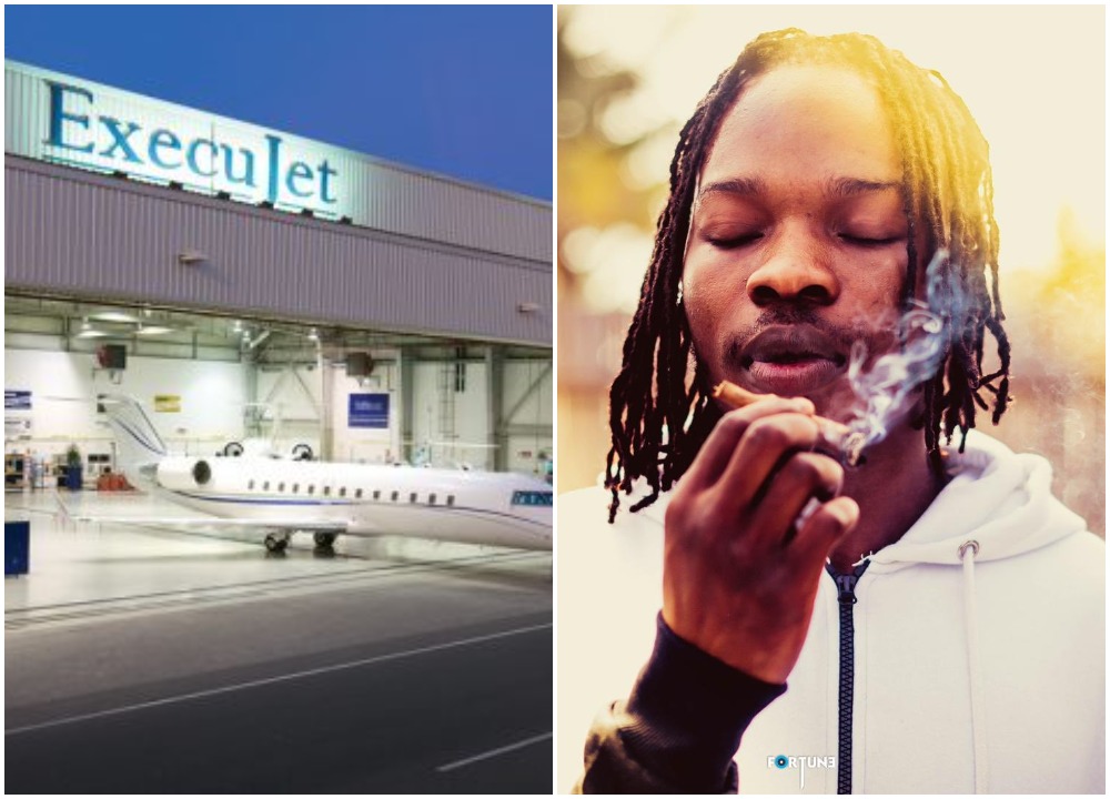Executive Jet apologize for flying Naira Marley