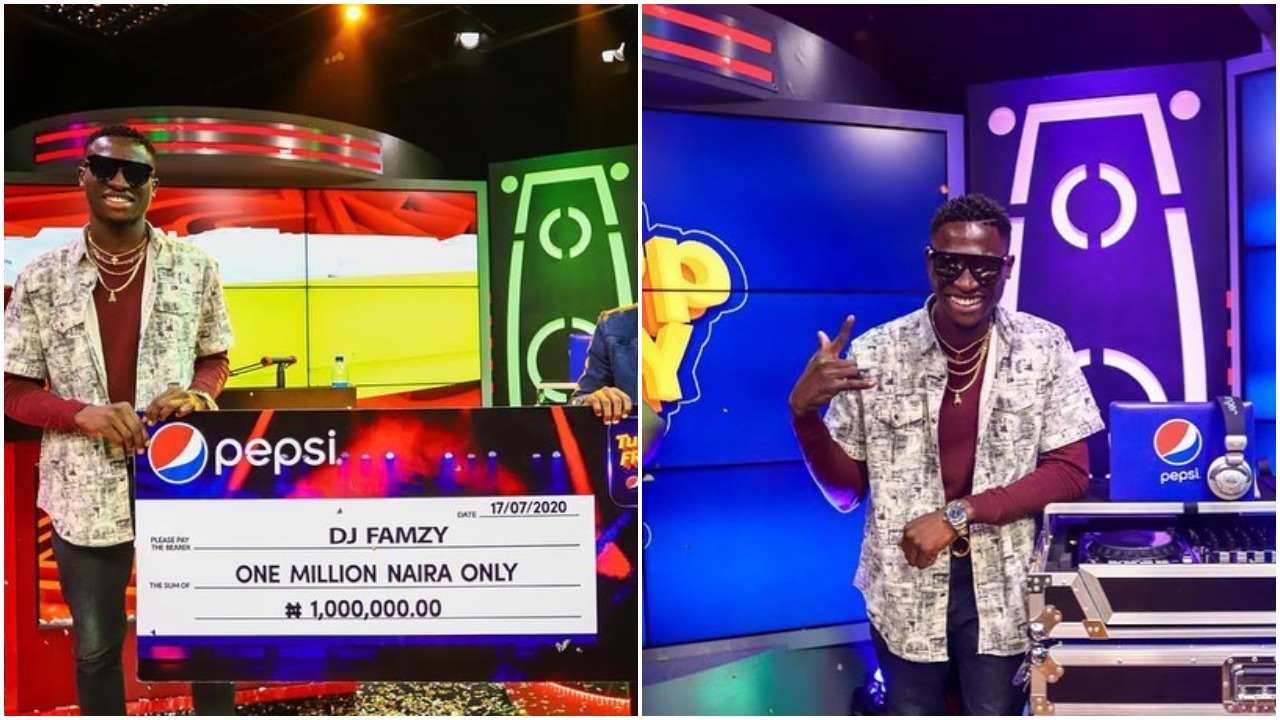DJ Famzy wins Pepsi Upcoming DJ Competition awarded N1m cash gift