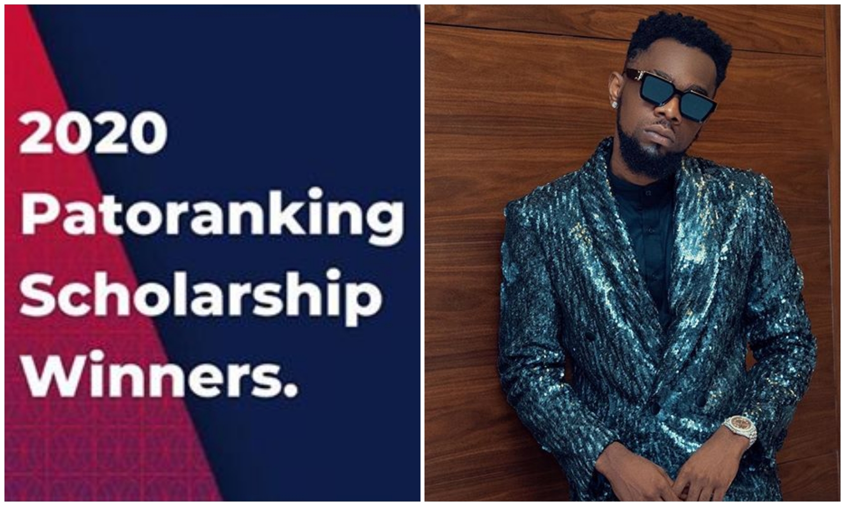 Patoranking awards full scholarship to 10 Young African Students