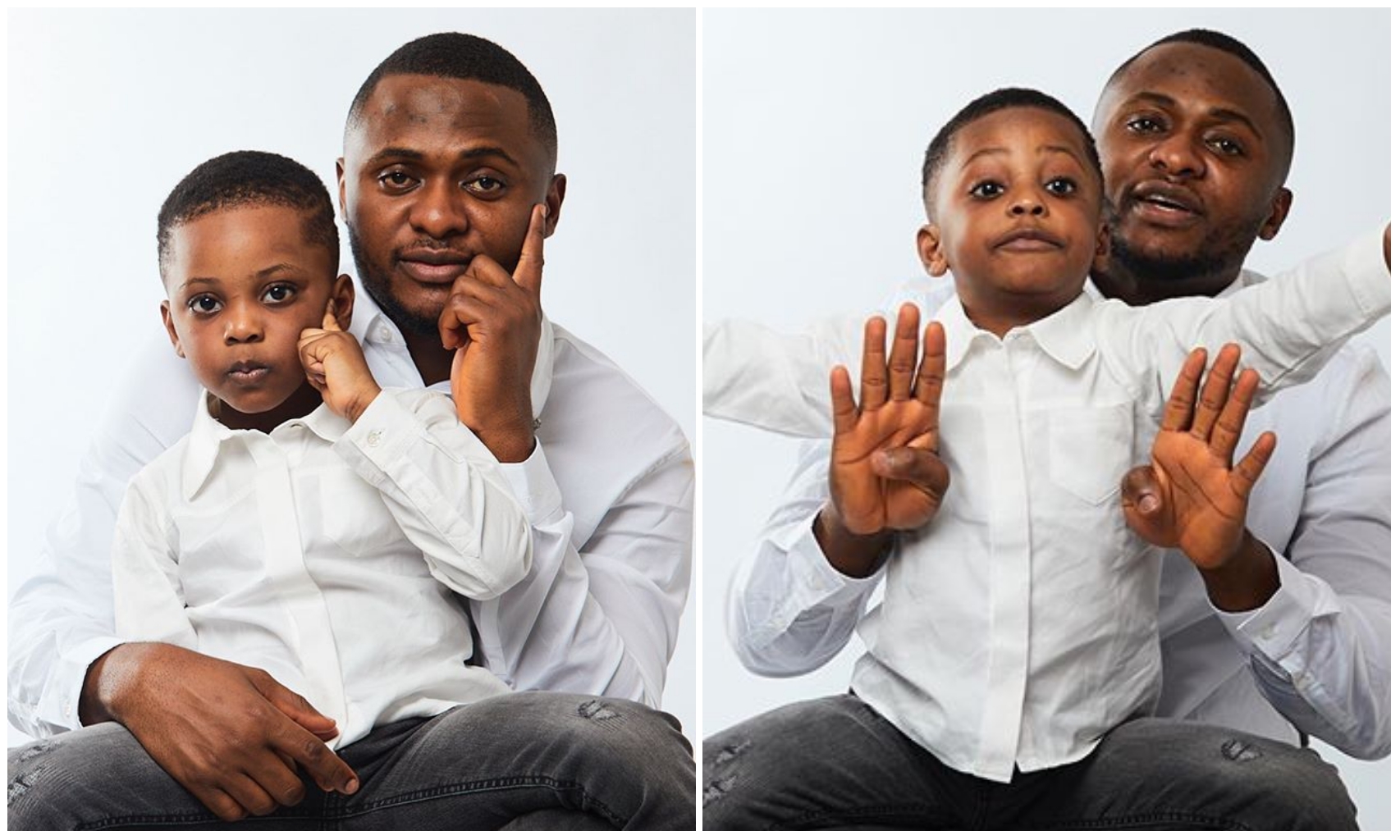 Ubi Franklin pens heartfelt message to celebrate son Jayden as he clocks 4 (Photos)