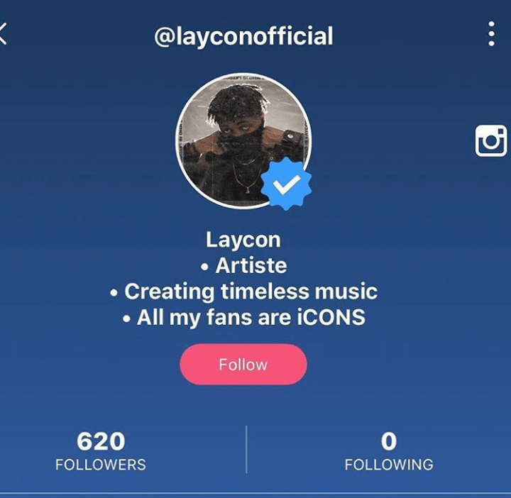 #BBNaija: Laycon becomes first housemate to be verified on Triller (Photo) 2 Screenshot 20200723 150929