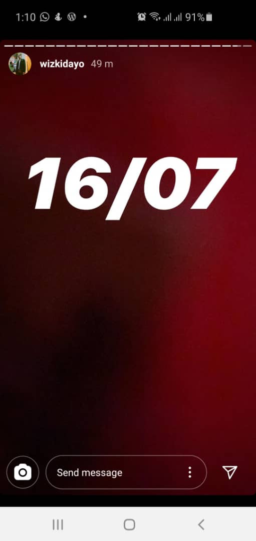 Wizkid reveals official release date for new album 'Made In Lagos' 2 Wizkid reveals official release date for new album 'Made In Lagos'