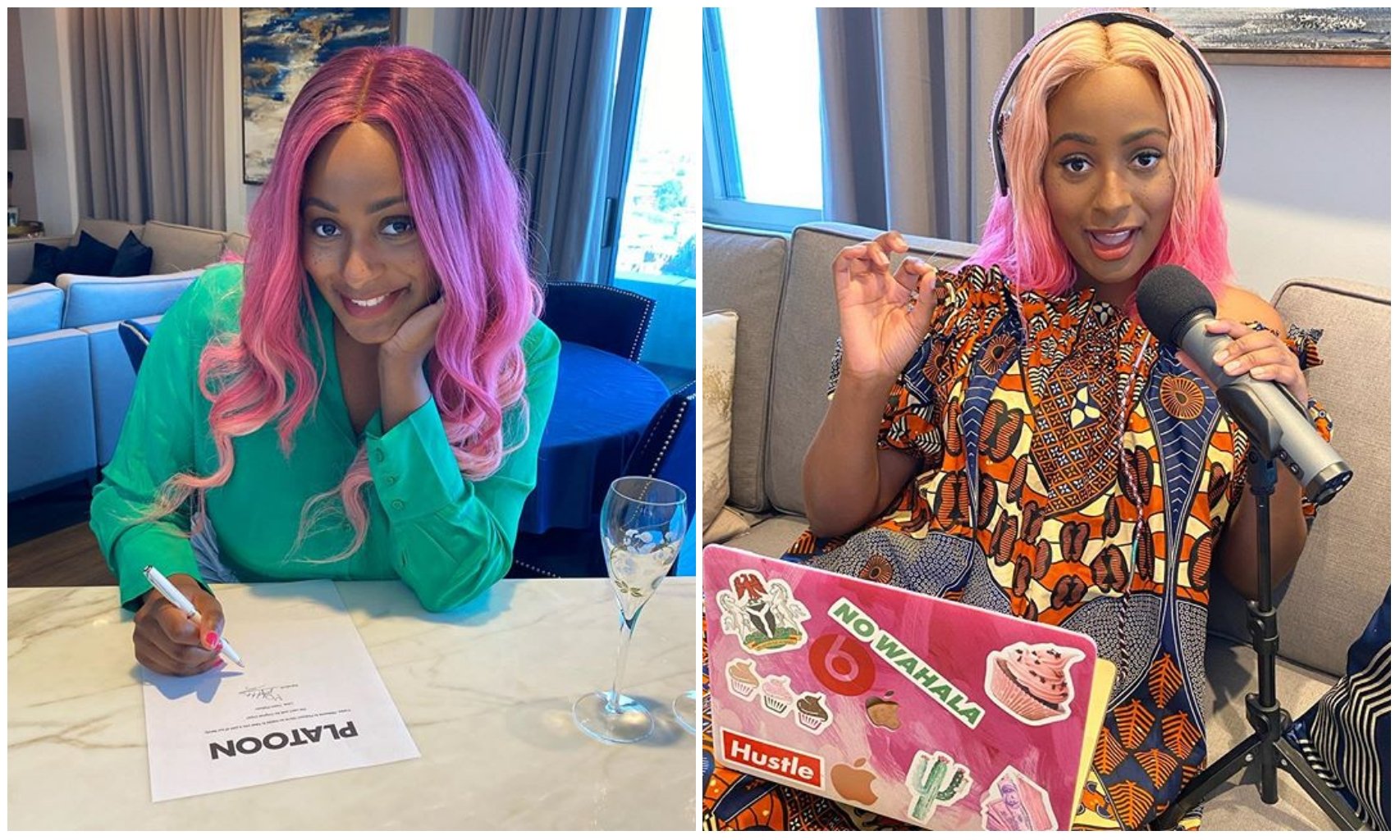 A NEW chapter: DJ Cuppy celebrates deal with Platoon Record Label (Photos)