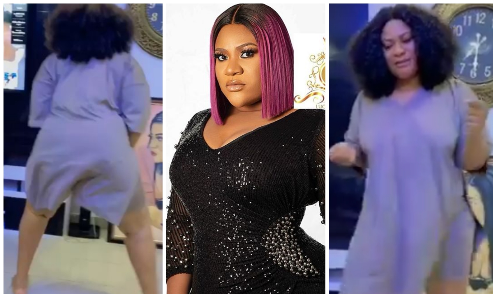 Actress Nkechi Blessing entertain fans with her twerking skills (Video)
