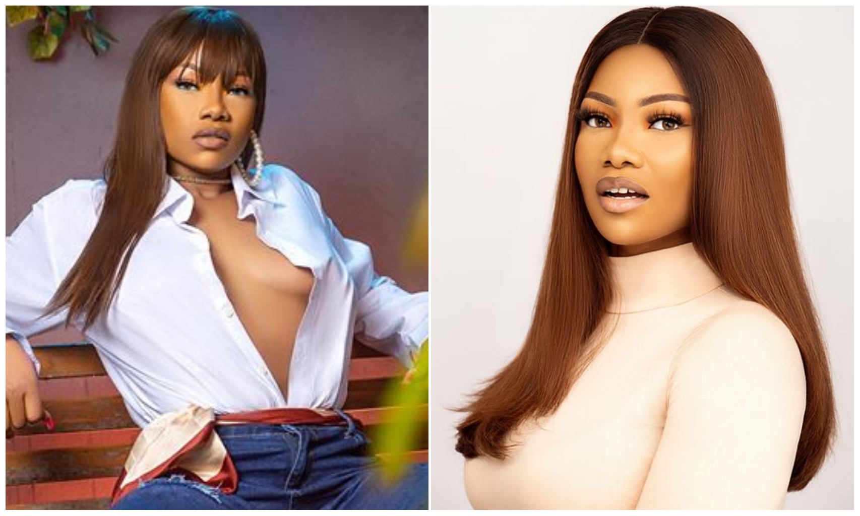 #BBNaija; Tacha celebrates Nigeria’s Independence with a cleavage-baring outfit (Photos)