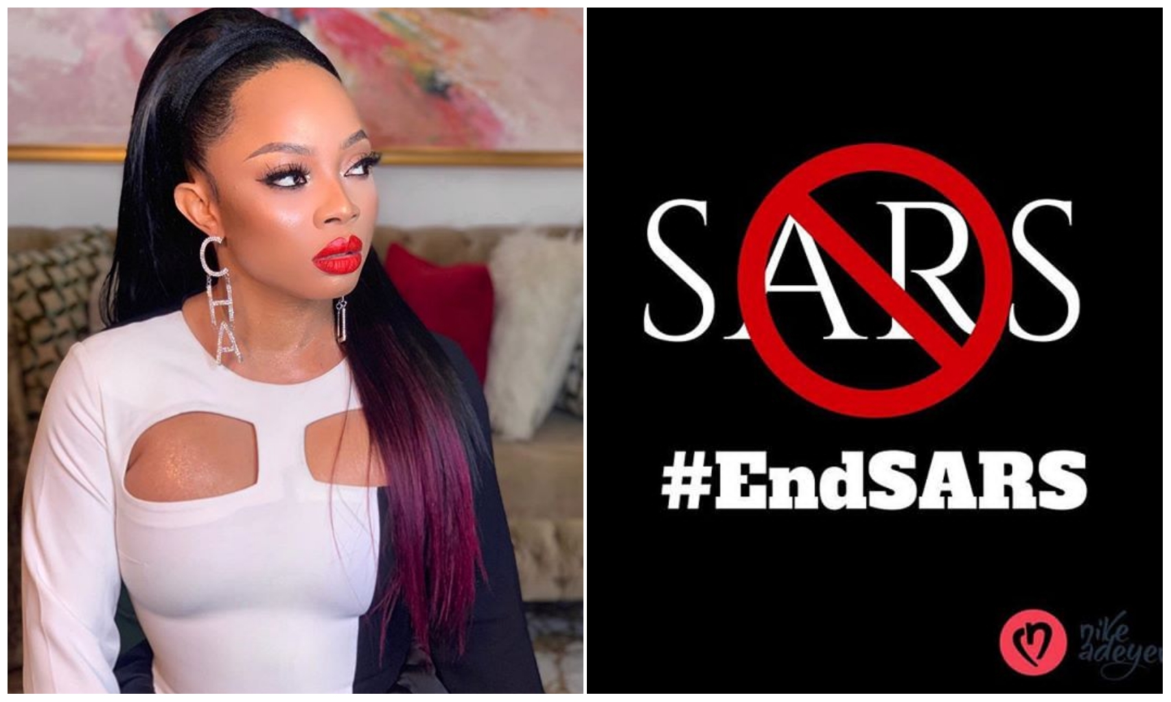 Why am taking #EndSars campaign seriously – Toke Makinwa opens up