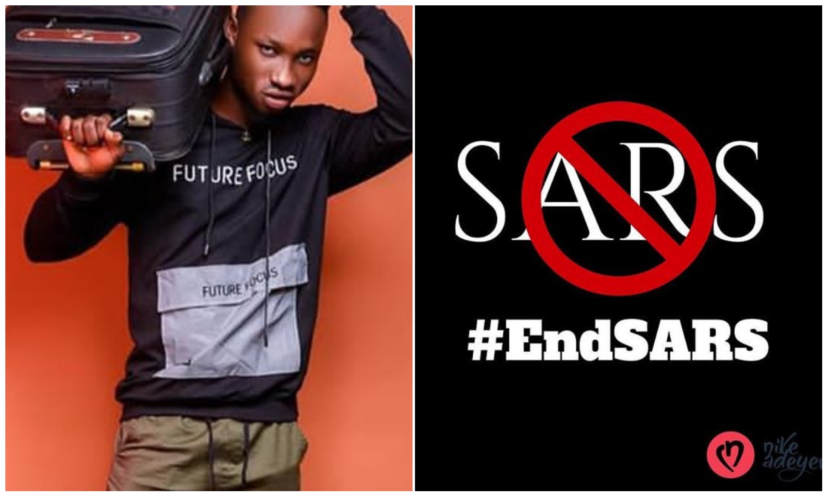 #EndSars: Comedian ‘Iam De General’ reportedly being harassed by a Police officer (Video)