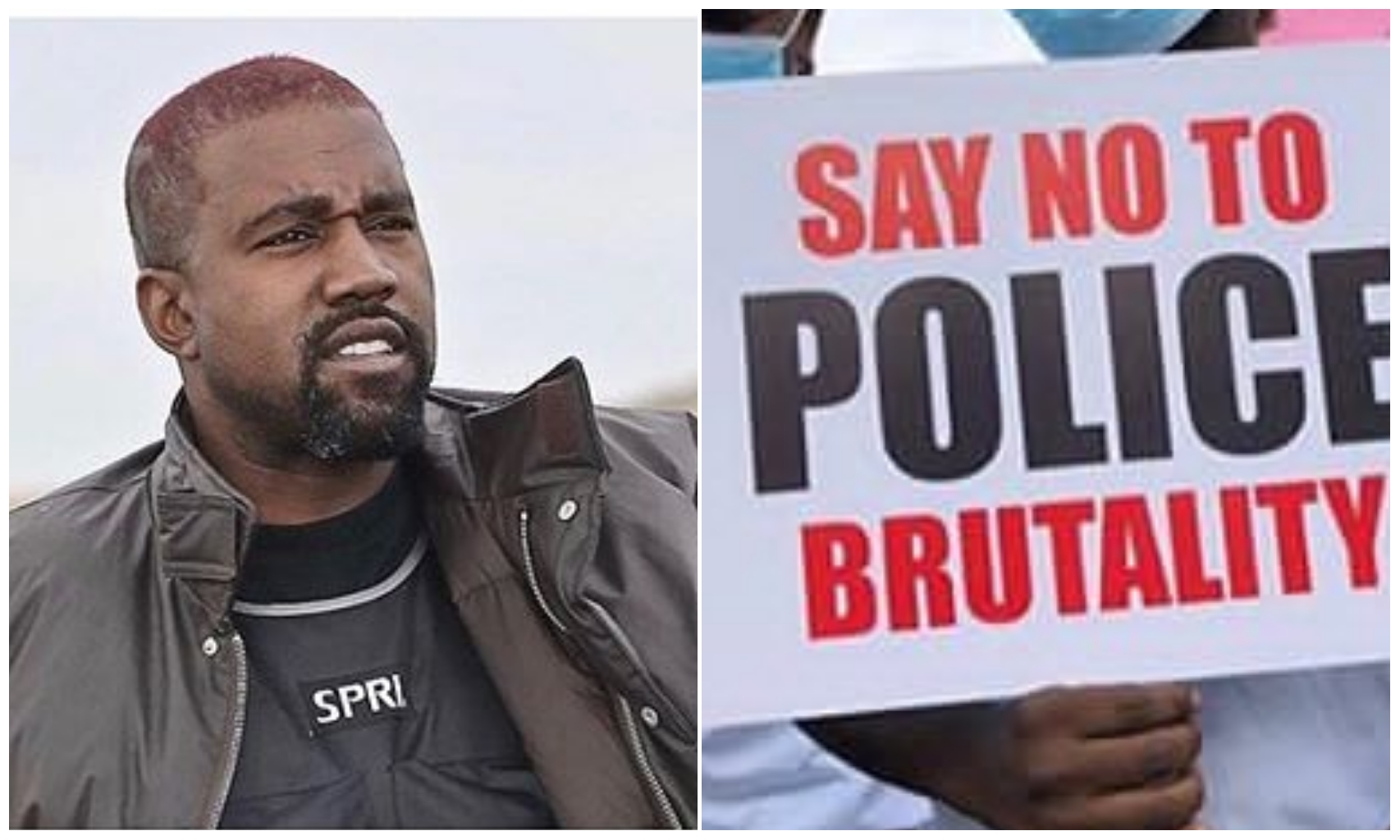 #EndSars: I stand with my Nigerian brothers and sisters -  Kanye West