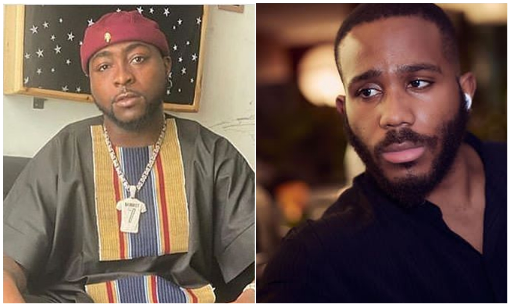 Kiddwaya and Davido spotted chilling at a swimming pool amidst EndSars protest (Video)