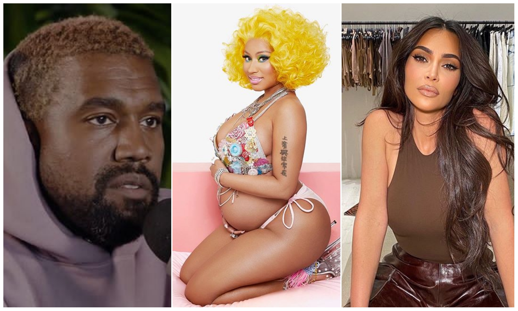 Kanye West, Kim Kardashian, others melt Nicki Minaj's heart as they celebrate her new baby (Photos/Video)