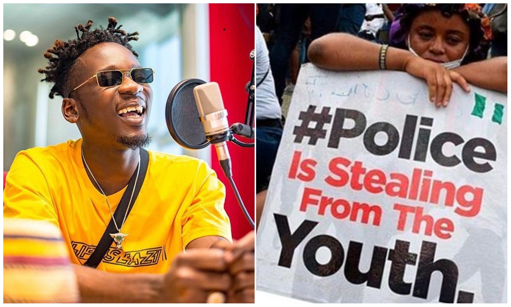 EndSars: This is the vision 2020 we heard about, the veil has been removed – Mr Eazi