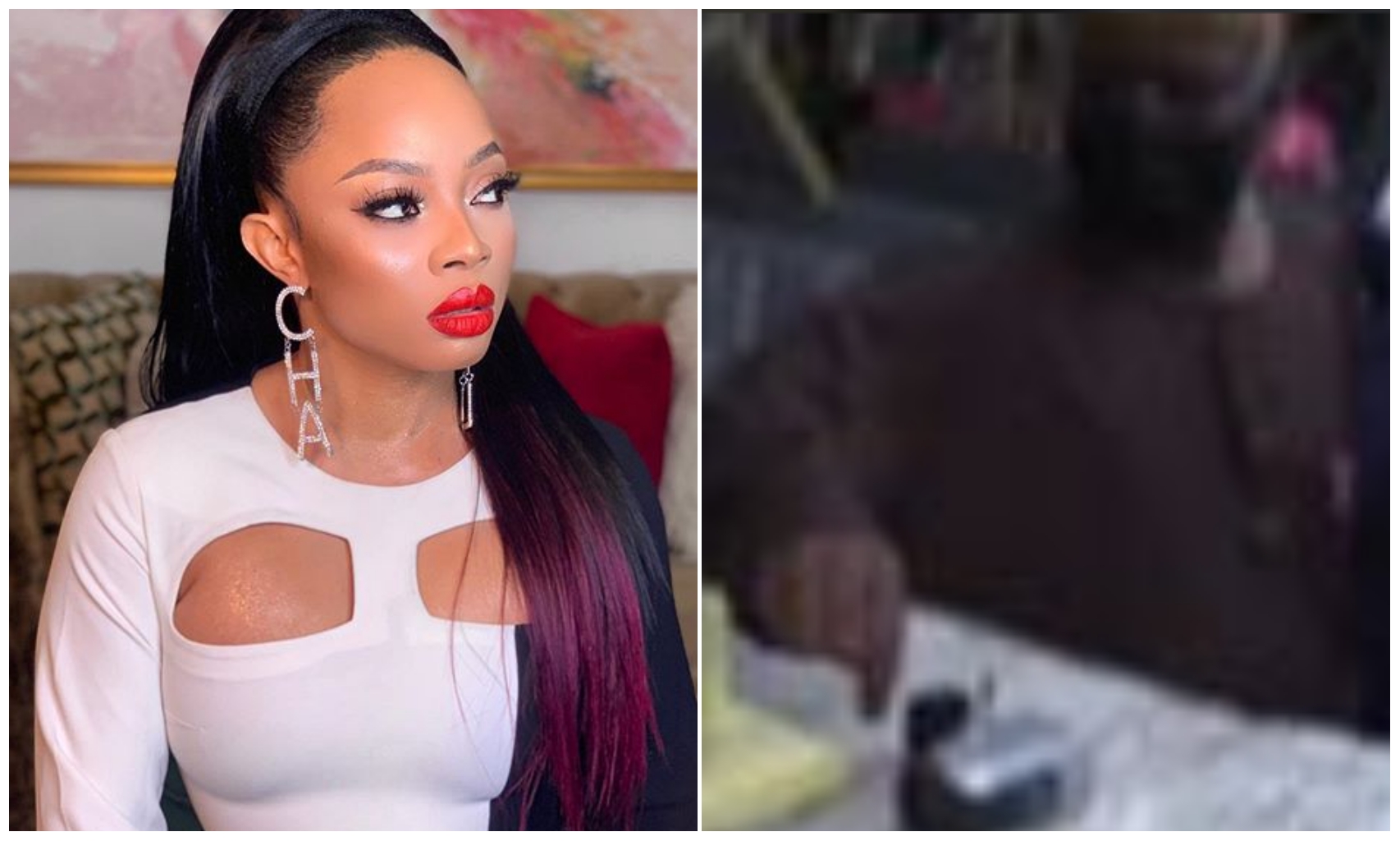 Waiting for the investigation team – Toke Makinwa reacts to Fashola's camcorder discovery
