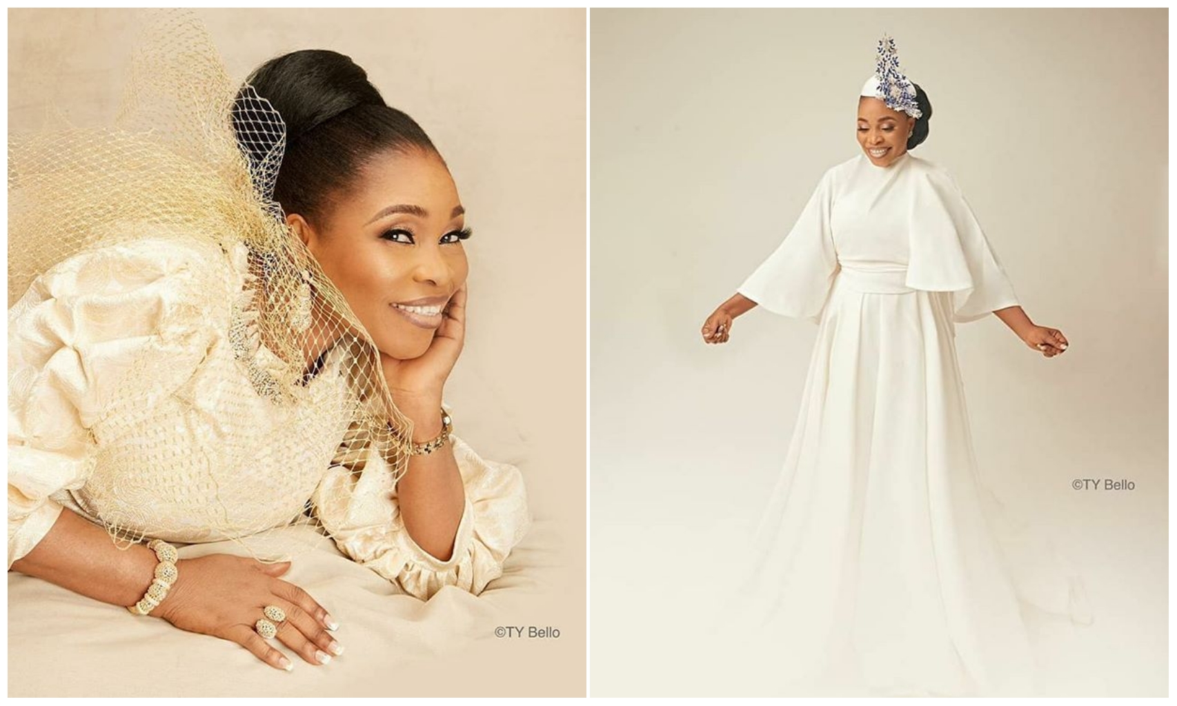 Tope Alabi celebrates 50th birthday in amazing fashion statement (Photos)