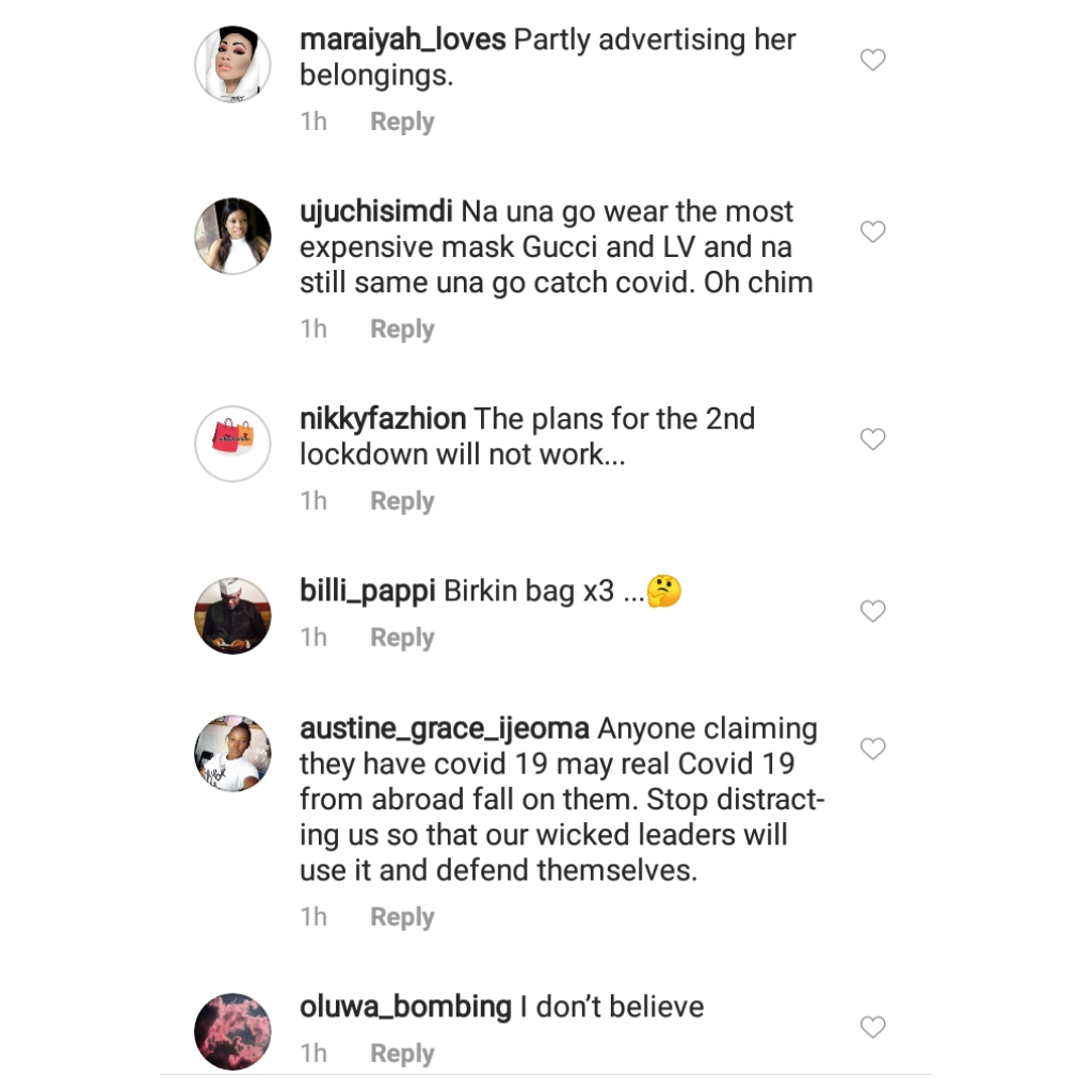 You're seeking attention – Fans blast Toke Makinwa for claiming she once tested positive for Covid-19 3 PhotoGrid Plus 1603971585132